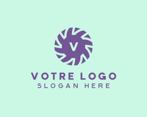 Violet - Violet Flower Pattern logo design
