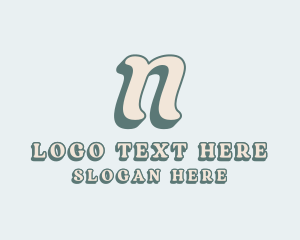 Boutique - Stylist Salon Boutique Letter N logo design