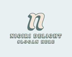 Stylist Salon Boutique Letter N logo design