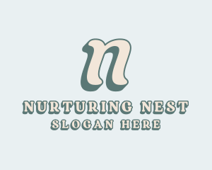 Stylist Salon Boutique Letter N logo design