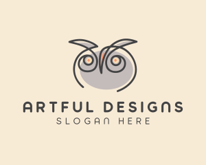 Cute Owl Bird  logo design