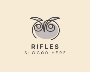 Animal - Cute Owl Bird logo design