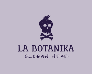 Bone Skull Punk Logo