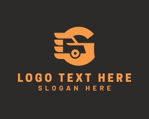 Delivery - Delivery Truck Letter G logo design