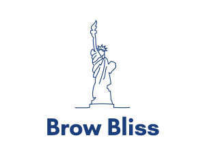 USA Statue of Liberty logo design