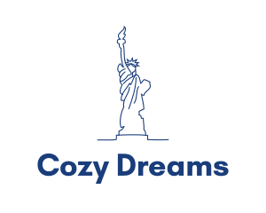 USA Statue of Liberty logo design