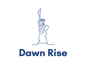 USA Statue of Liberty logo design