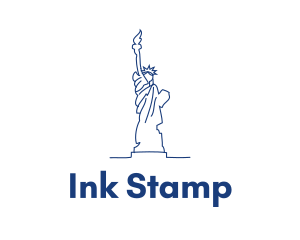 USA Statue of Liberty logo design