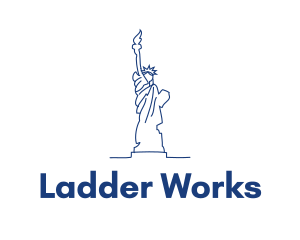 USA Statue of Liberty logo design