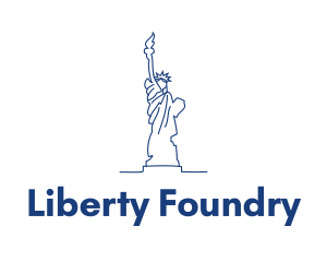 USA Statue of Liberty logo design