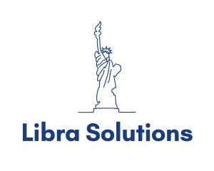 USA Statue of Liberty logo design