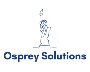 USA Statue of Liberty logo design