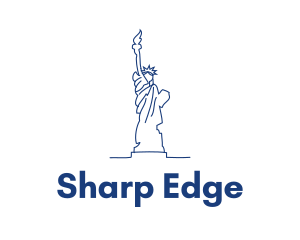 USA Statue of Liberty logo design