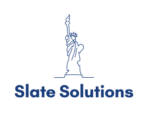 USA Statue of Liberty logo design