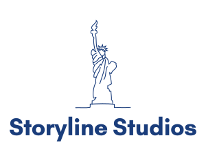 USA Statue of Liberty logo design