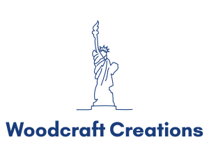 USA Statue of Liberty logo design