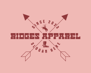 Cowboy Shoes Apparel logo design