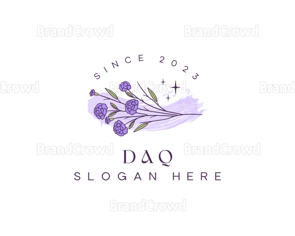 Dainty Floral Beauty Logo