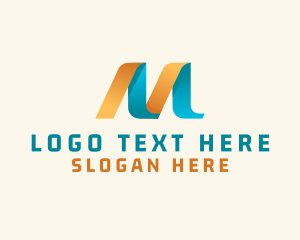 Tech - Business Tech Letter M logo design