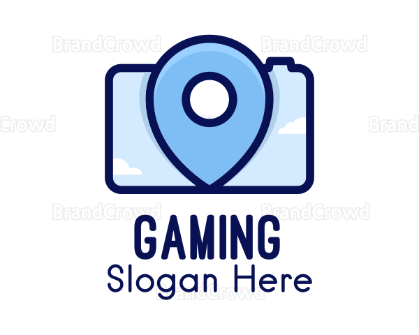 Location Pin Camera Logo