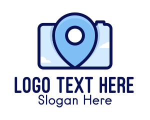 Photography - Location Pin Camera logo design