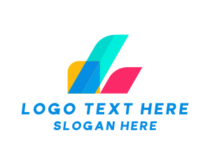 Virtual - Abstract Transparent Letter L logo design