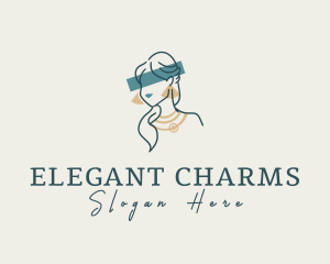 Feminine Jewelry Accessory logo design