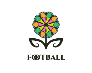Bohemian - Colorful Spa Flower logo design