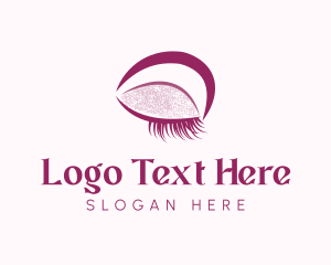 Purple Eyebrow Makeup Logo