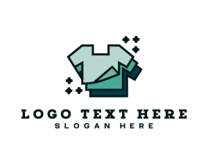 Sparkling Clean Shirt logo design