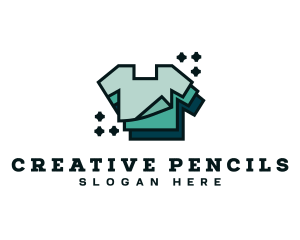 Sparkling Clean Shirt logo design