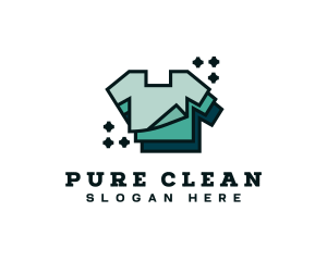 Sparkling Clean Shirt logo design