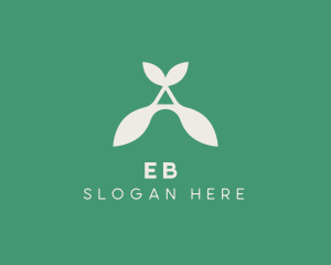 Natural - Leaf Beauty Letter A logo design