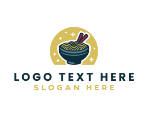 Bowl - Asian Ramen Noodle logo design