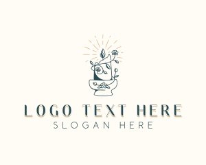 Decor - Scented Flower Decoration logo design