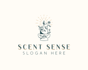 Scented Flower Decoration logo design