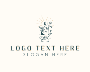 Souvenir - Scented Flower Decoration logo design