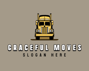 Automotive Haulage Trailer Truck logo design