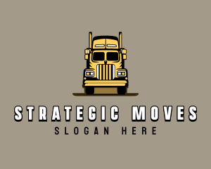 Automotive Haulage Trailer Truck logo design