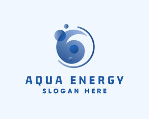 Water Aqua Splash logo design