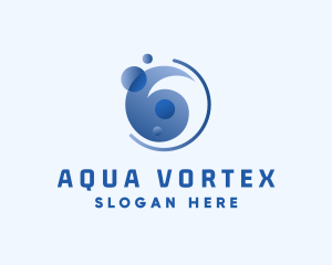 Water Aqua Splash logo design