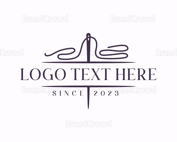 Knit Sewing Thread Logo