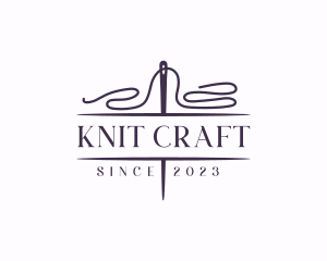 Knit - Knit Sewing Thread logo design