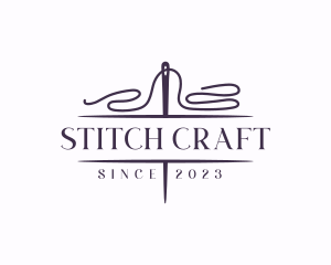 Sew - Knit Sewing Thread logo design