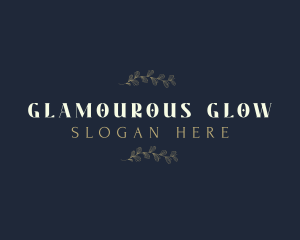 Glamourous - Minimalist Simple Floral Business logo design