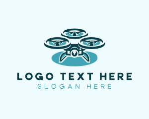 Photography - Drone Logistics Delivery logo design
