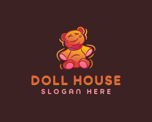 Doll - Graffiti Teddy Bear logo design