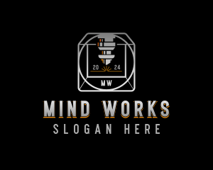 Metalworks Laser Manufacturing logo design