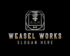 Metalworks Laser Manufacturing logo design