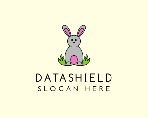 Cute Easter Bunny Logo